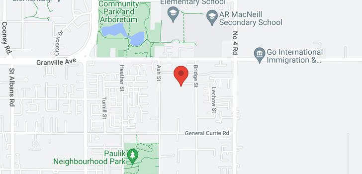map of 9560 SILLS AVENUE